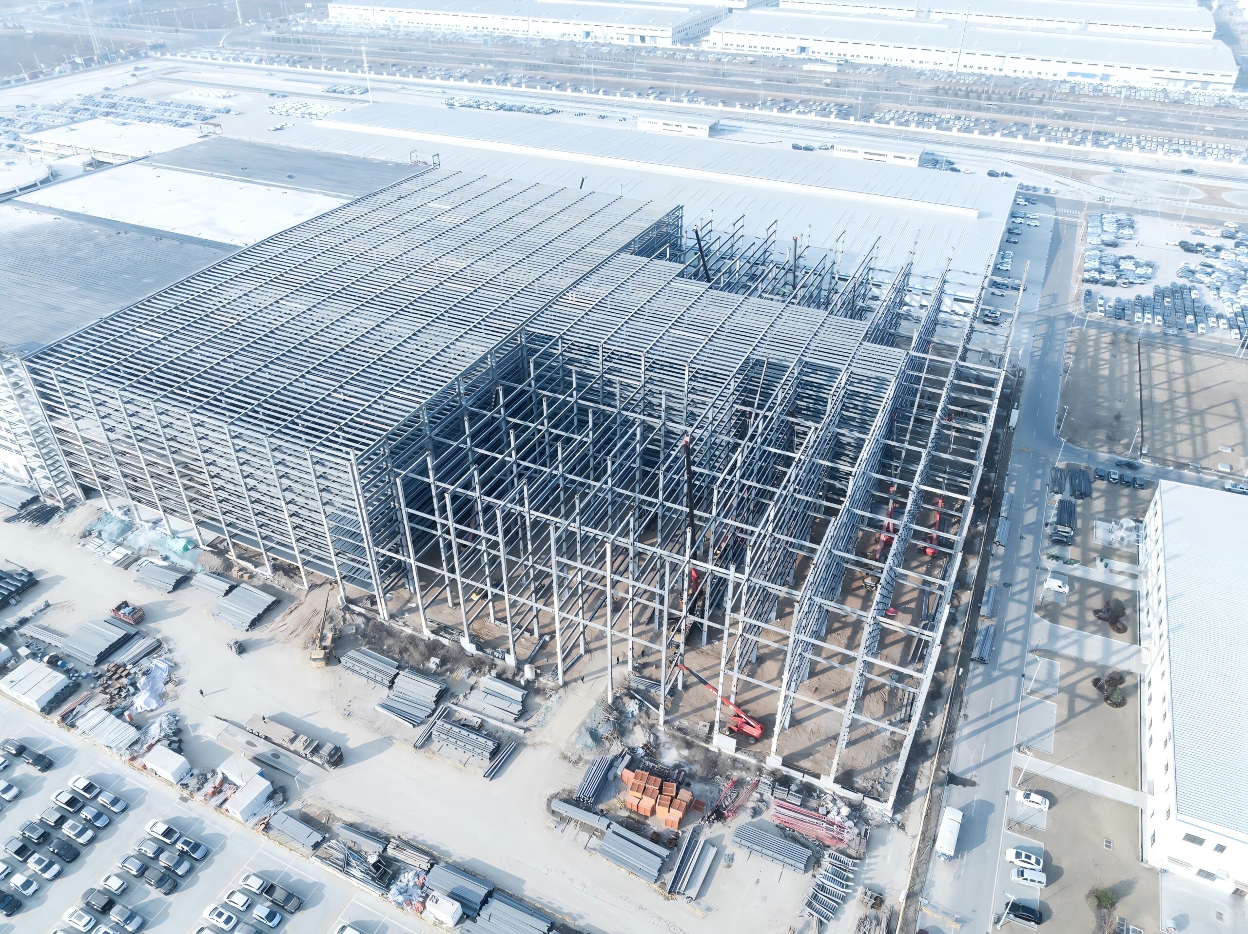 Industrial steel structure project